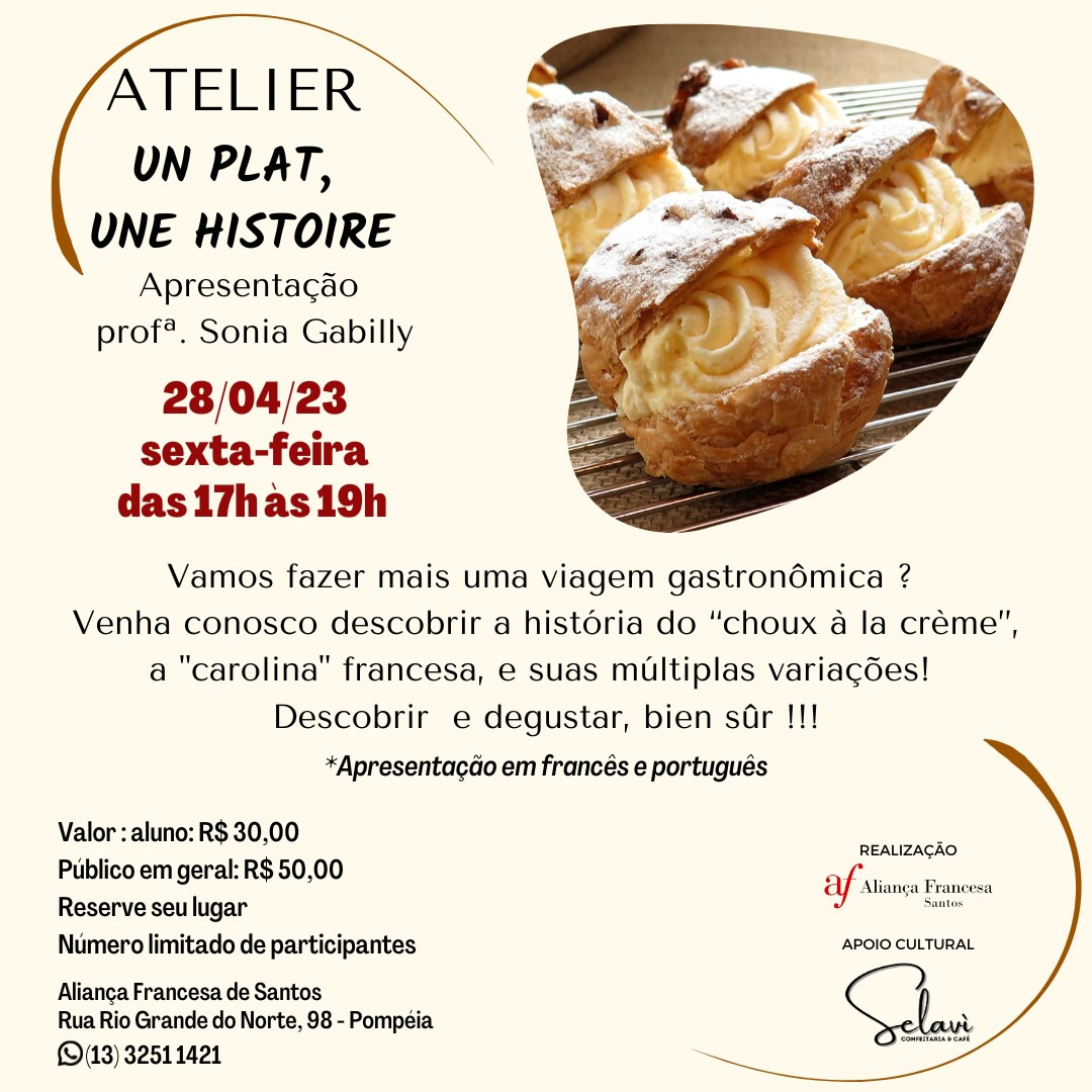 Atelier Un Plat, Une Histoire