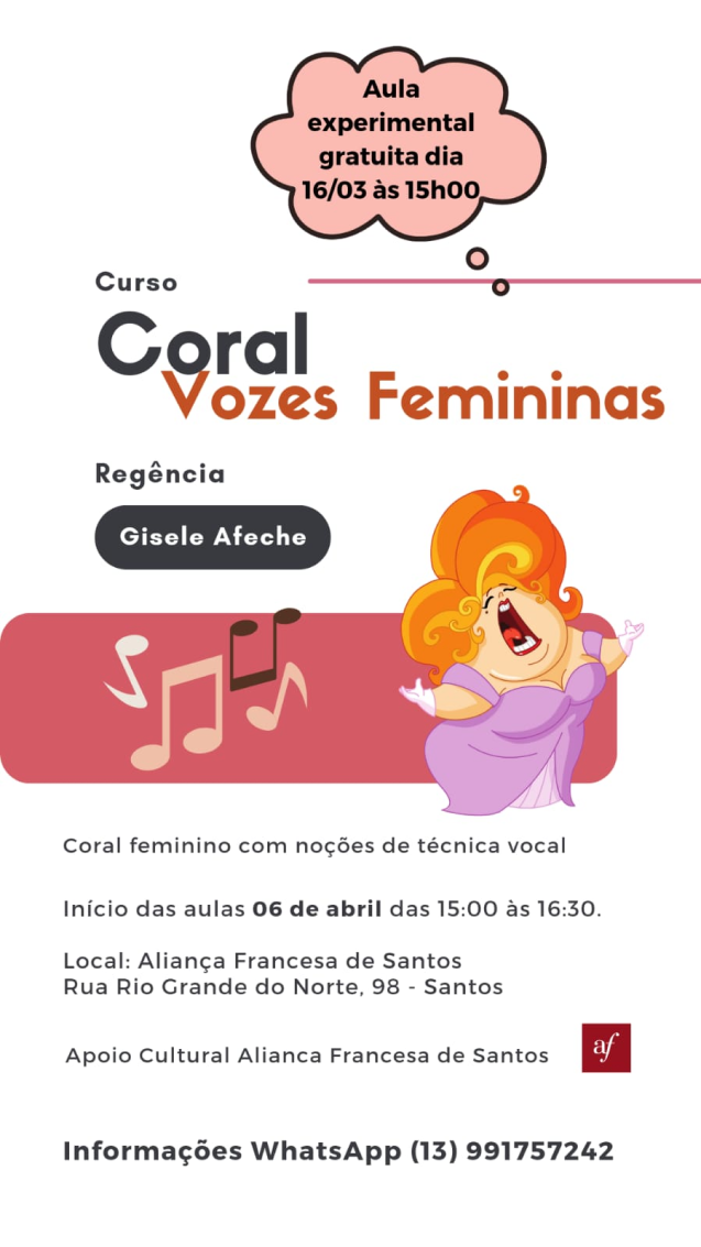 Coral Vozes Femininas Regência Gisele Afeche